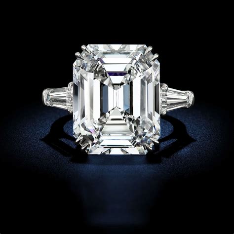 2503 Carat D Flawless Type Iia Emerald Diamond Ring Rosenberg