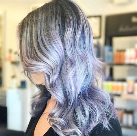 Dusty lilac hair is one of the hottest hair color trends to hit the beauty world. ️ BEAUTIFUL DUSTY blonde hair with dimensional blue and ...