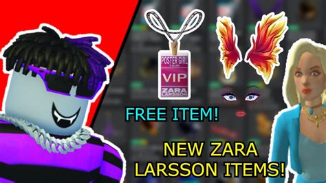 NEW ROBLOX ZARA LARSSON ITEMS Second Concert YouTube