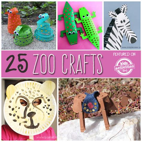 The lions and tigers and that kind of stuff. 25 Zoo Animal Crafts and Recipes