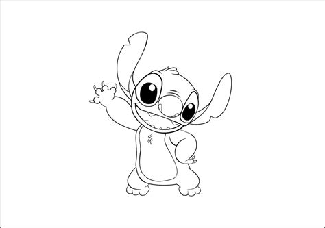 Stitch From Lilo And Stitch Silhouette Svg Dxf Eps Pdf Cut File Digital Download Etsy