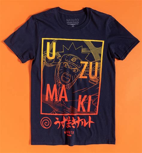 Navy Naruto Uzumaki T Shirt