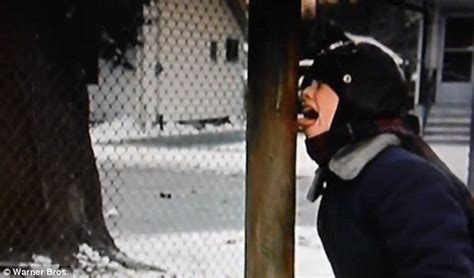 A Christmas Story Tongue Stuck To Pole