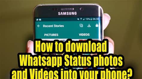 Download all your friends' status and share them. How to Download WhatsApp Status Videos And Photos Into ...
