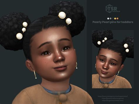 The Sims Resource Pearly Pearl Pins For Toddlers