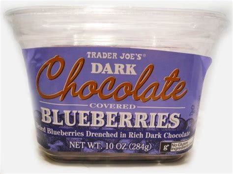 14 Trader Joes Dark Chocolate Covered Blueberries By Trader Joes