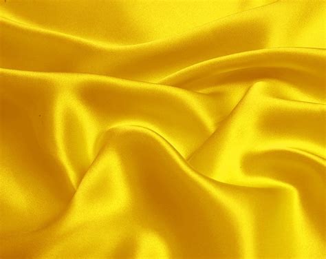 Golden Yellow Silk Satin Fabric Pure Solid Fabric For Wedding Etsy
