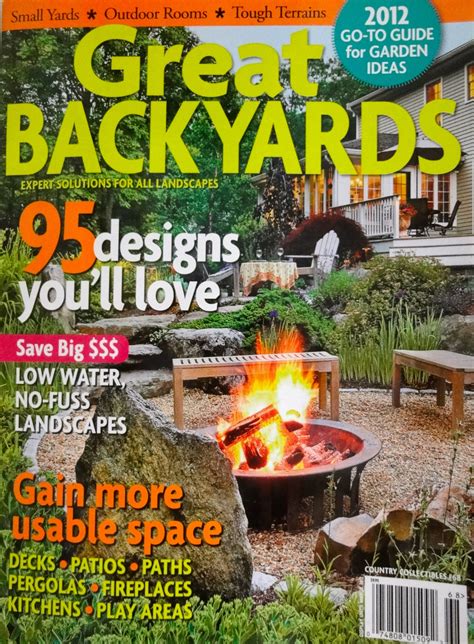 Backyard magazine reaches a broad market by speaking to the need to facilitate family living. Great Backyards | Backyard, Backyard makeover, Big backyard