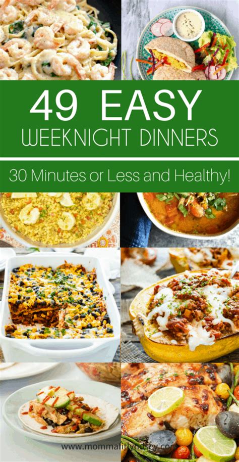 49 Easy Weeknight Dinner Ideas That Are Healthy Momma Fit Lyndsey