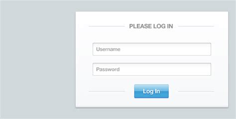 30 Free Login Form Psd Templates