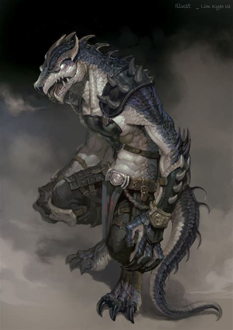Artstation Lizardman Nessi Character Art Fantasy Monster