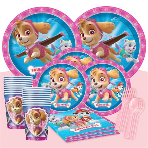 Paw Patrol Pink Party Pack 16 Guests