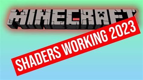 How To Get Minecraft Shaders Tutorial Working Youtube