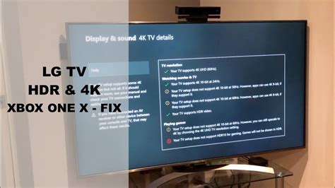 Lg Tv Xbox One X Hdr And 4k Fix Youtube