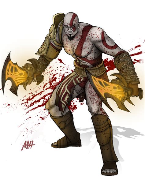 God Of War Kratos By Matthewhogben On Deviantart