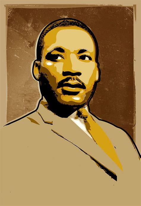 Martin Luther King Jr Portrait Illustration By Mediagraffitistudio 30