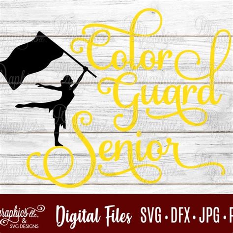 Color Guard Marching Band SVG Dxf Png Eps Fcm Ai Etsy