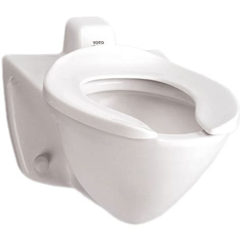 Toto Ct708ev01 Cotton White Commercial Flushometer Toilet Bowl 128 Gpf