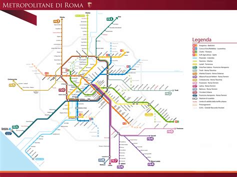 Mapa Metro Roma Mapa