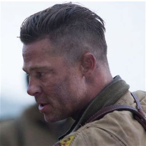 Think about the high fade in fury or fight 2014 was officially the year of the brad pitt fury haircut, with every man and his dog pleading with their barber to give them the exaggerated undercut. Brad Pitt Fury haircut vs Jake Gyllenhaal Prisoners haircut?