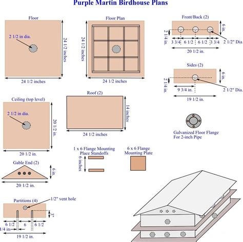 Previous plan random plan next plan. Purple Martin House Plans: How to Build a Purple Martin House in 2020 | Purple martin house