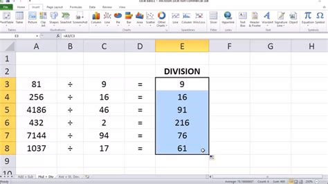 How To Divide All Selected Cells In Excel Printable Forms Free Online