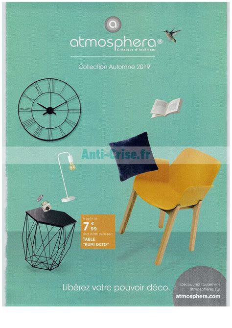 Catalogue Atmosphera Du 26 Août Au 14 Septembre 2019 Catalogues