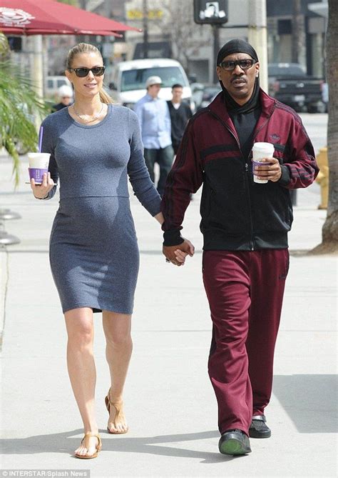 out and about paige butcher and eddie murphy were spotted on their daily coffee run in lo