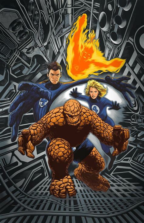 Fantastic Four Travis Charest Graphic Novel Art Concept Art Characters