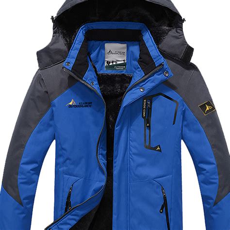 Frostluinai Mens Waterproof Ski Jacket Warm Winter Snow Coat Mountain