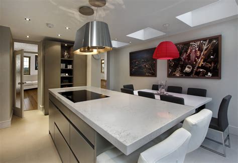 Modern Kitchen With An Island Grey Kitchen Elan Kitchens 55 New King