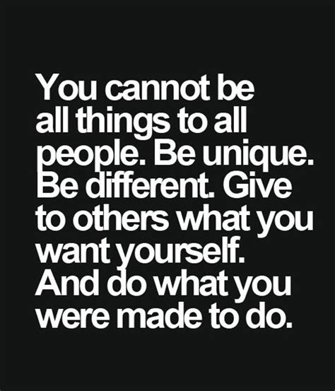 Be Unique Be Different Inspirational Quote Inspirational Words