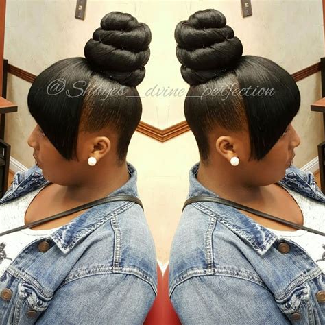 Ponytail Updo Hairstyles For Black Hair Black