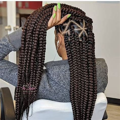 You can add some small braids in between your huge braids to give some details to your entire hairstyle. Ghana Braids: 2020 Best Ghana Braids Hairstyles | CuteLuks.com