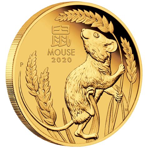 2020 Year Of The Mouse 14oz Gold Proof Coin