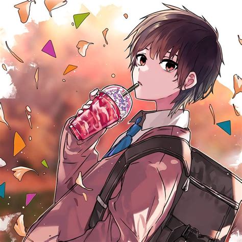 Cute Anime Boy Drinking By F1zombiekillers On Deviantart Anime Boy