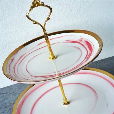 Shop target.com for cake stands and tiered servers at prices you will love. 2-TIER PINK MARBLE CAKE STAND