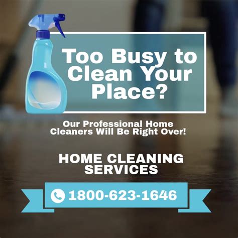 Cleaning Services Social Media Template Postermywall