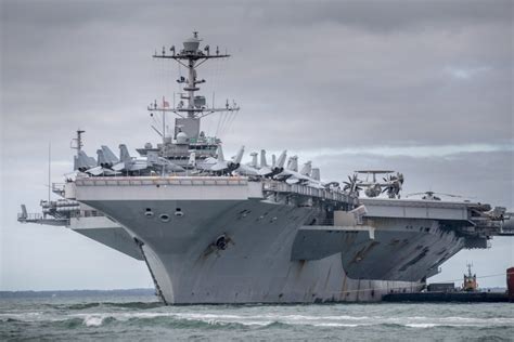 Most Us Aircraft Carriers Sit Idle In Virginia Ports Virginia Mercury