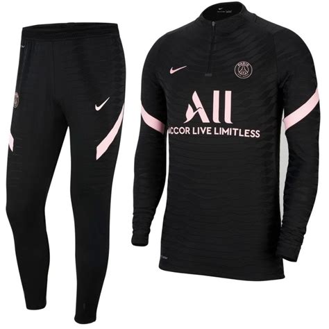 Nike Paris Saint Germain Elite Drill Trainingspak 2021 2022 Zwart Roze