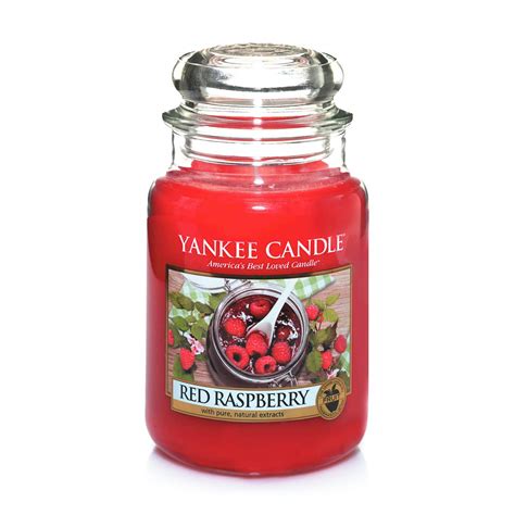 Yankee Candle Large Jar Scented Candle Red Raspberry Up To 150 Hours