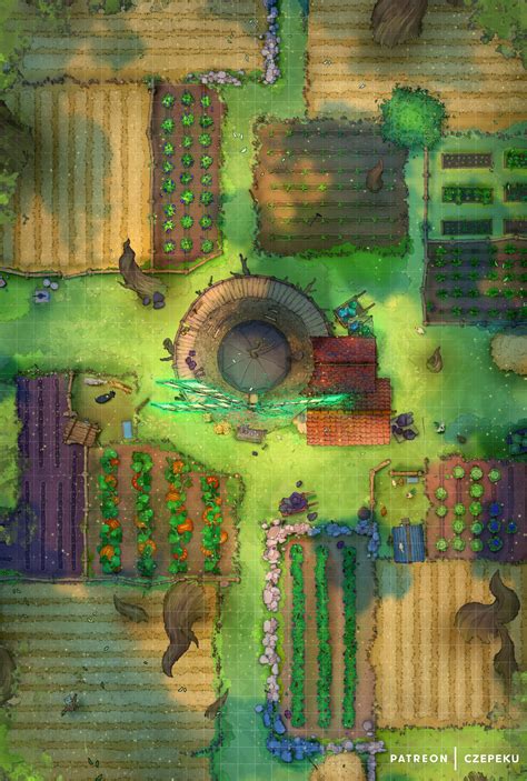 Windmill Farm Dnd Battlemaps Dnd World Map Fantasy Map Dungeons