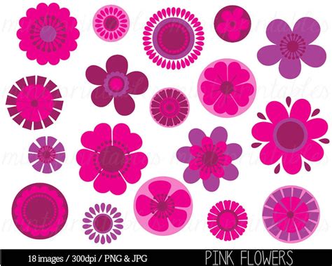 Flower Clipart Clip Art Pink Flowers Clipart Clip Art Spring Flowers