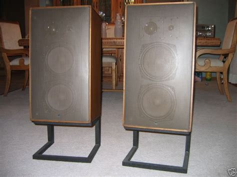 Ads Model 810 Audiophile Quality Speakers With Grilles And Floor Stands