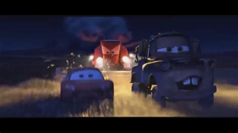 In Cars 2006 In The Scene Where Mater And Lightning Mcqueen Are