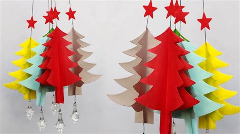 make your own christmas decorations on paper with easy craft ideas