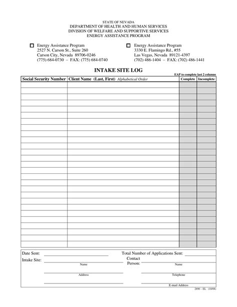 Form 2890 El Fill Out Sign Online And Download Fillable Pdf Nevada