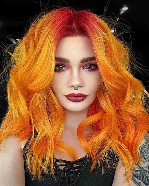 Hair Color Orange Vivid Hair Color Pale Orange Hair Color Shades