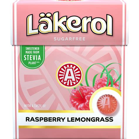 1x Lakerol Raspbery And Lemongrass Pastilles 0 88oz Sugarfree Grocery And Gourmet Food