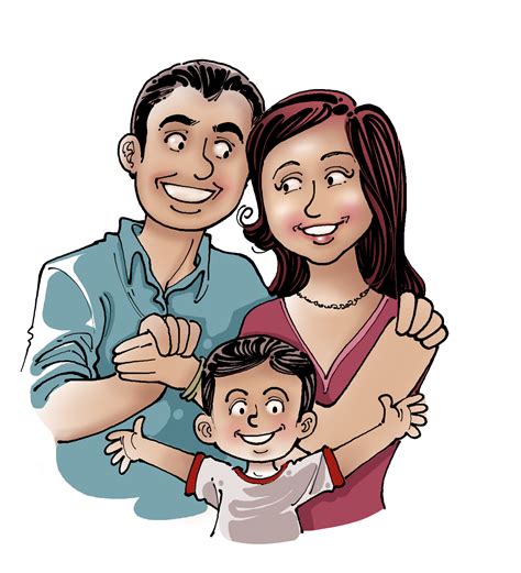 Familia Dibujo Animado